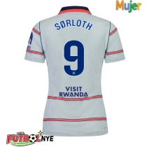 Camiseta Atletico Madrid Alexander Sorloth #9 Tercera Equipación para mujer 2026-27 manga corta